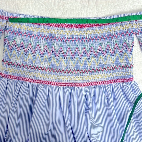 Rebellion Embroidered Off the Shoulder Retro Dress Size S - Picture 10 of 10